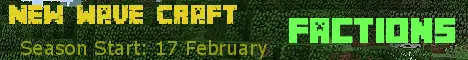Banner image for server: NewWaveCraft