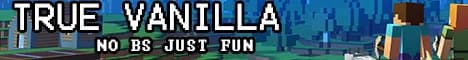 Banner image for server: True Vanilla