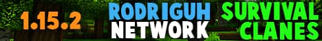 Banner image for server: Rodriguh - Survival & Factions 1.15.2