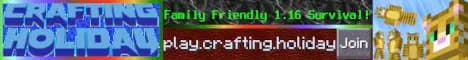 Banner image for server: Crafting Holiday