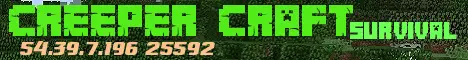 Banner image for server: CreeperCraft