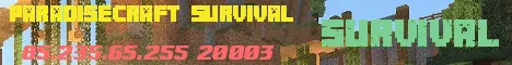 Banner image for server: ParadiseCraft Survival