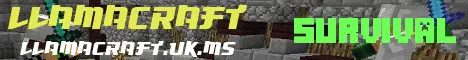 Banner image for server: LlamaCraft