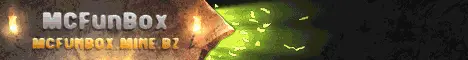 Banner image for server: [ 1.8.8 - 1.14.4] MCFUNBOX.MINE.BZ > Minigames > Towny > Factions >Skyblock > Kit PvP - And More!