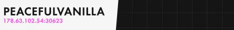 Banner image for server: PeacefulVanilla