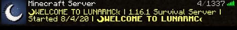 banner image for server: | LunarMC | Survival 1.16.1 | Mature |