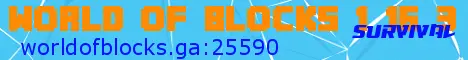 Banner image for server: World of Blocks