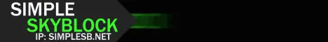 Banner image for server: Simple Skyblock - 1.12.2+ Skyblock server!