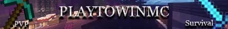 Banner image for server: PlaytowinMC