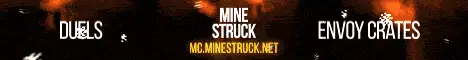 Banner image for server: MineStruck - Factions - $400 FTOP - OPEN