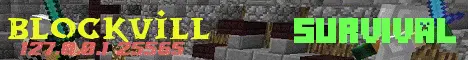 Banner image for server: Blockvill