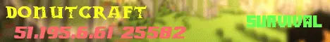 Banner image for server: DonutCraft