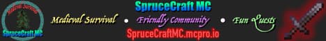 banner image for server: SpruceCraftMC