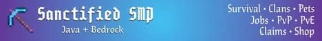 Banner image for server: Sanctified SMP