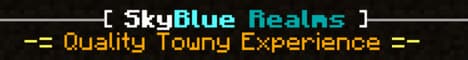 Banner image for server: SkyBlueRealms Towny (Java)