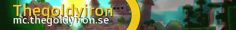Banner image for server: TheGoldyIron